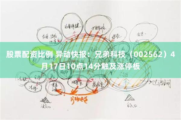 股票配资比例 异动快报：兄弟科技（002562）4月17日10点14分触及涨停板