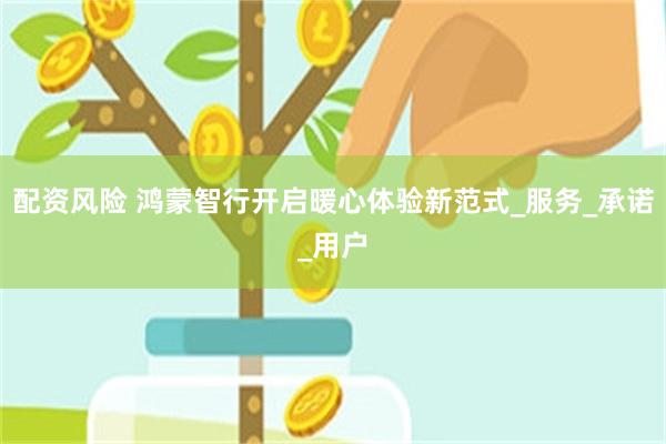 配资风险 鸿蒙智行开启暖心体验新范式_服务_承诺_用户